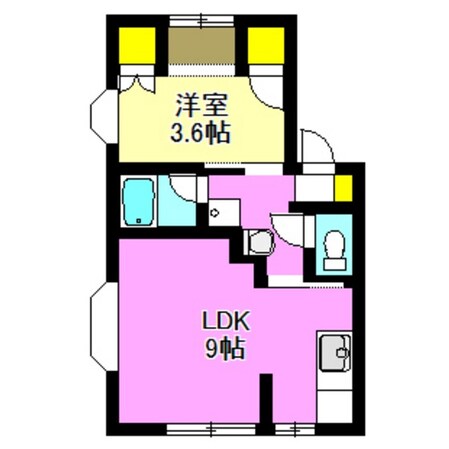 ヴィラＷＩＮＧⅡの物件間取画像